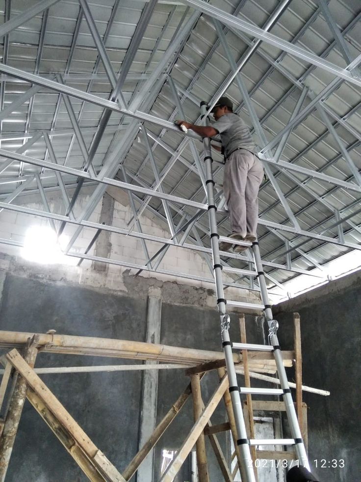 Pasang baja ringan dan kanopi
