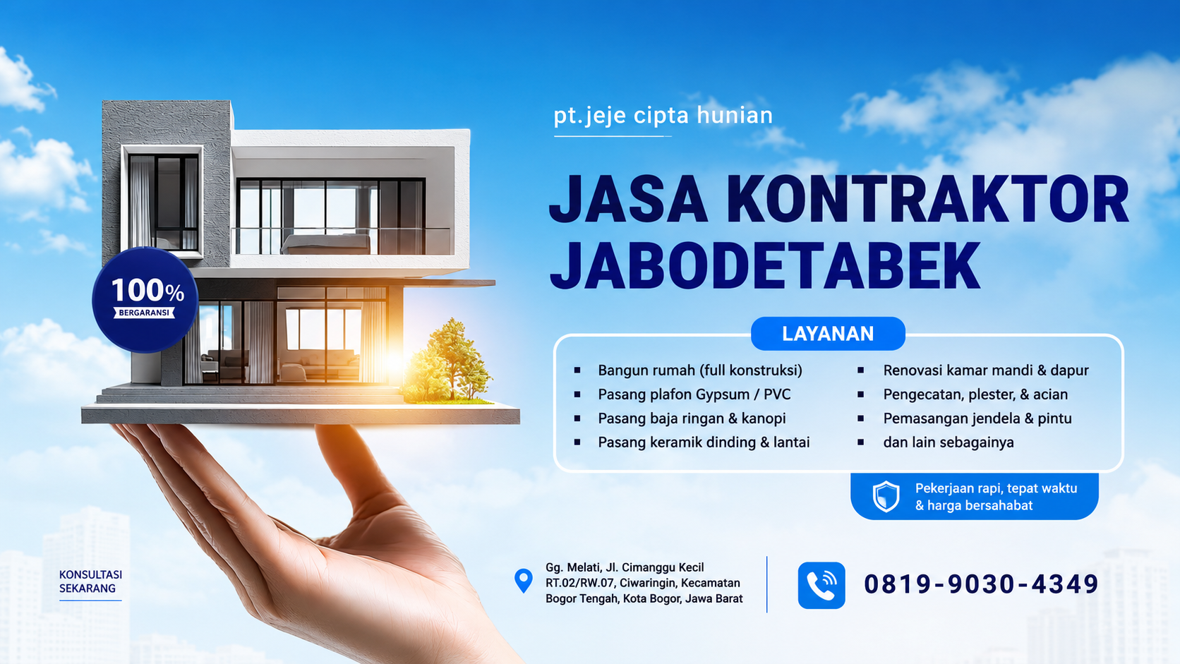 Jasa kontraktor dan renovasi rumah Jabodetabek